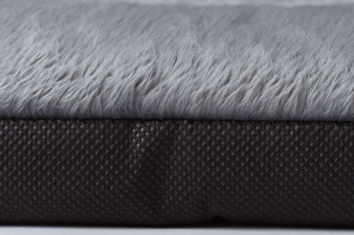 Legowisko poducha dla psa Welsti szara futerko kość M 70x50 wigofil