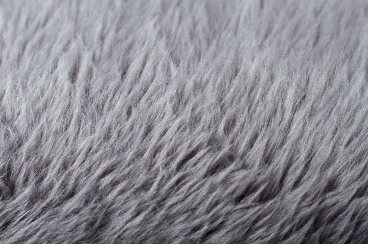 Owalne legowisko kojec dla psa Welsti ciemny szary srebrne kości i łapki XL 80x67 wigofil