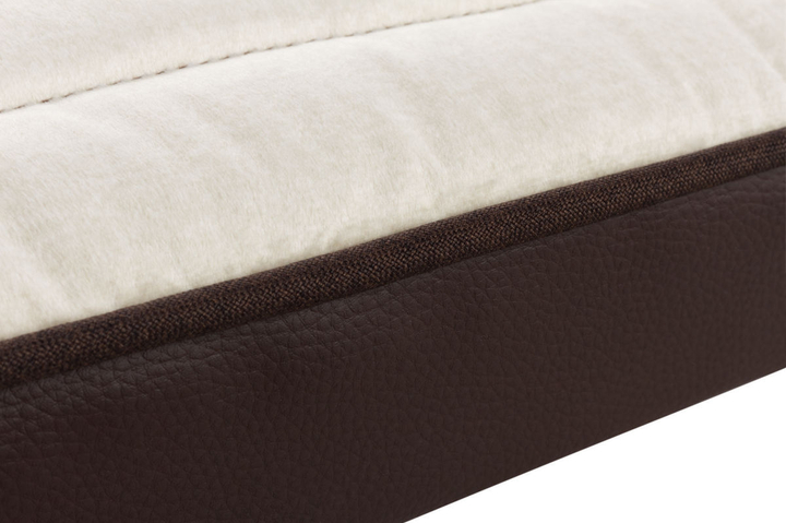 Legowisko materac dla psa Welsti ciemny szary srebrne kości i łapki L 100x70 antypoślizgowy