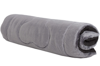 Legowisko poducha dla psa Welsti szara futerko kość L 100x70 antypoślizgowa