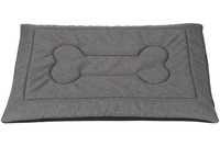 Legowisko poducha dla psa Welsti ciemny szary gładki L 100x70 wigofil