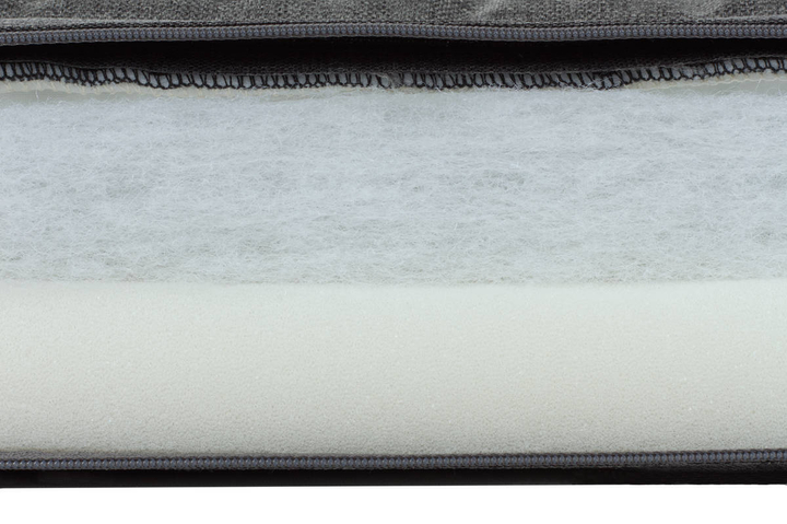 Legowisko materac dla psa Welsti ciemny szary gładki kość M 70x50 wigofil