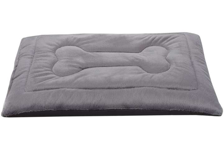 Legowisko poducha dla psa Welsti szara futerko kość L 100x70 wigofil