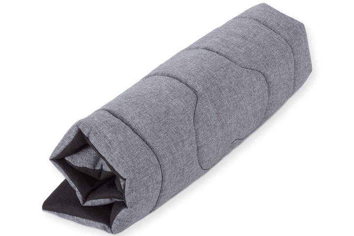 Legowisko mata dla psa Welsti szary melanż len kość M 70x50 antypoślizgowa