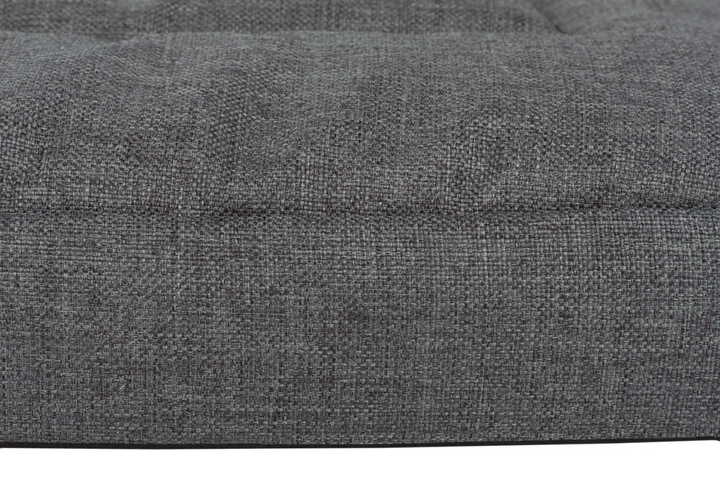 Legowisko materac dla psa Welsti ciemny szary gładki kość L 100x70 antypoślizgowy