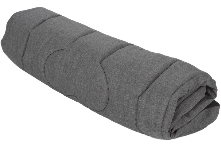 Legowisko materac dla psa Welsti ciemny szary gładki kość L 100x70 wigofil