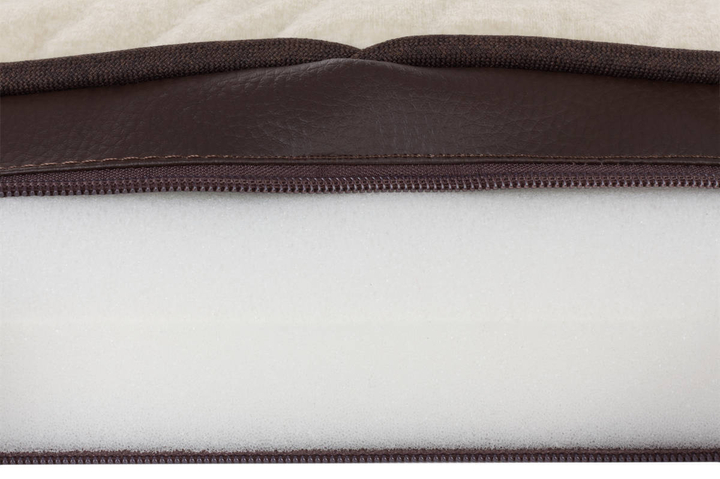 Legowisko materac dla psa Welsti ciemny szary srebrne kości i łapki M 70x50 antypoślizgowy