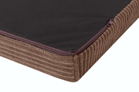 Legowisko materac dla psa Welsti ciemny szary gładki kość M 70x50 wigofil