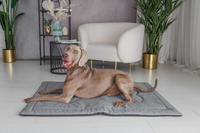 Legowisko mata dla psa Welsti szary melanż len kość XL 130x90 wigofil