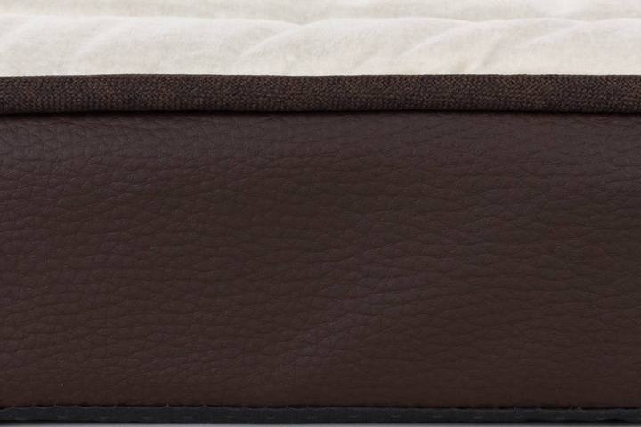 Legowisko materac dla psa Welsti ciemny szary srebrne kości i łapki M 70x50 antypoślizgowy