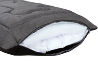 Legowisko poducha dla psa Welsti ciemny szary gładki L 100x70 wigofil