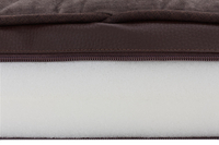 Owalne legowisko kojec dla psa Welsti ciemny szary srebrne kości i łapki L 68x55 antypoślizgowy