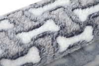 Kocyk dla psa Welsti w białe i szare kosteczki M 70x50 