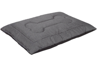 Legowisko poducha dla psa Welsti ciemny szary gładki M 70x50 wigofil